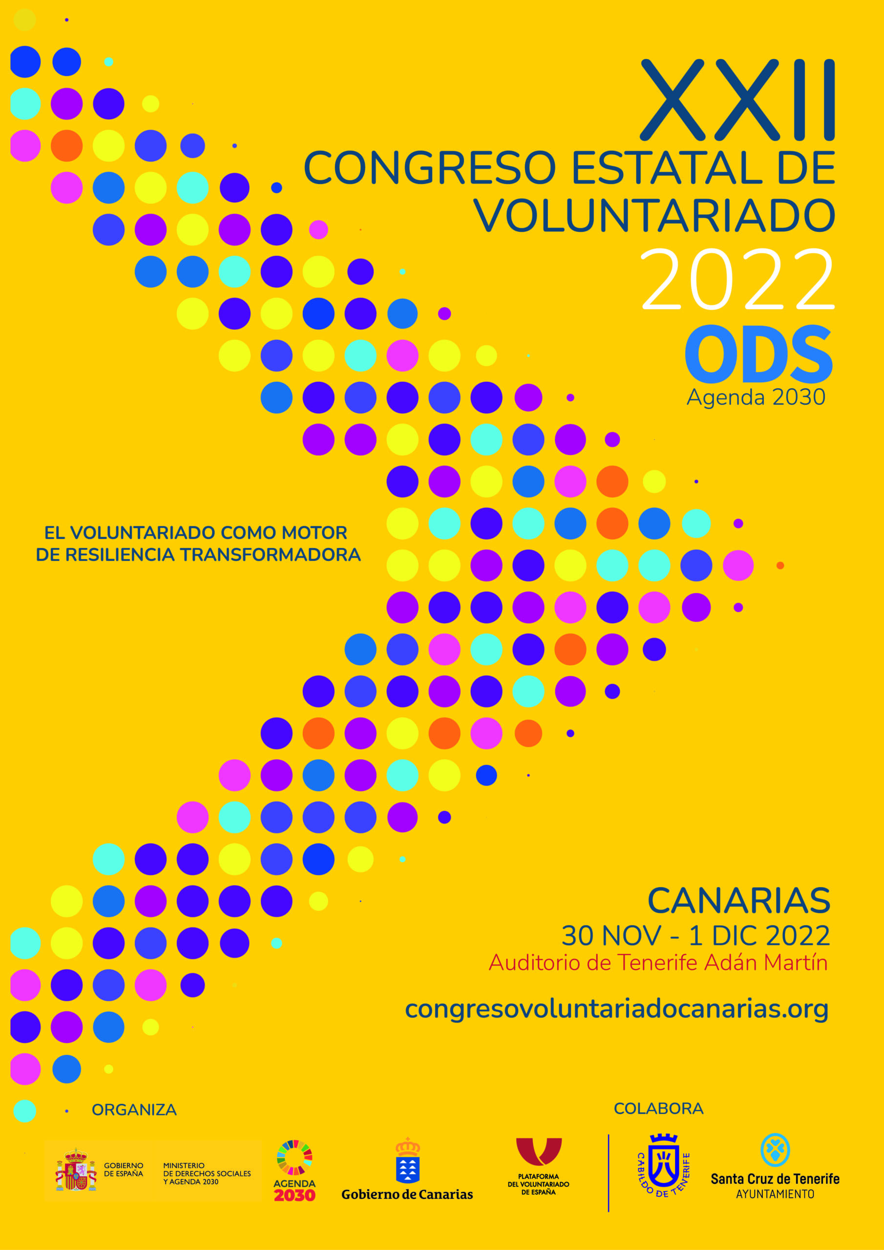 Cártel XXII Congreso Estatal de Voluntariado