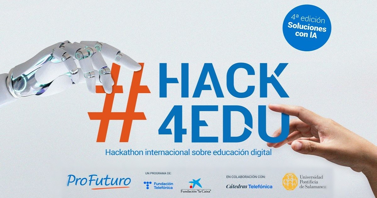 Banner de #hack4edu 2023