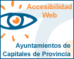 Banner del Informe de Accesibilidad en los portales Web de las Capitales de Provincia 