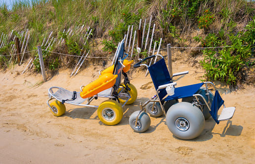 sillas anfibas para acceso a playa