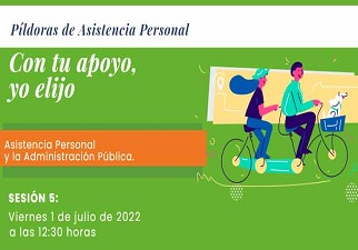 Banner de la Jornada "Píldoras sobre Asistencia Personal"