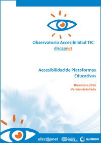 Portada del informe sobre Accesibilidad de Plataformas Educativas