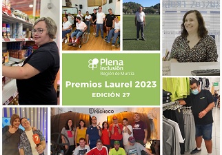 Cartel de los Premios Laurel 2023 (Fuente: Plena inclusión Región de Murcia)