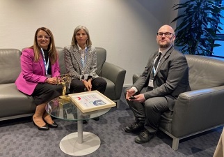 Momento del encuentro entre los ganadores de la ACA 2024 (Fuente: Comisión Europea)