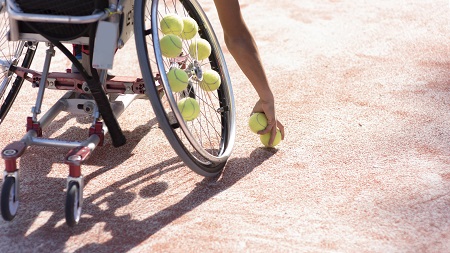 tenis en silla de ruedas
