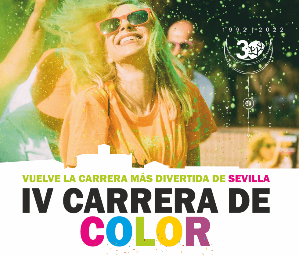 Cartel, vuelve la carrera más divertida de Sevilla IV Carrera de color