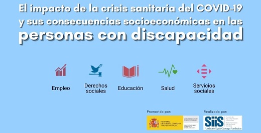 banner sobre la investigación referente al impacto de la crisis sanitaria en las personas con discapacidad