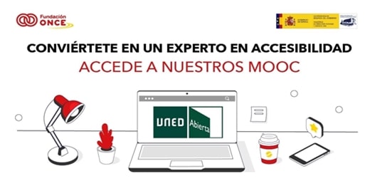 Banner de los cursos MOOC de Fundación Once