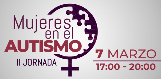 banner de la jornada mujeres en el autismo