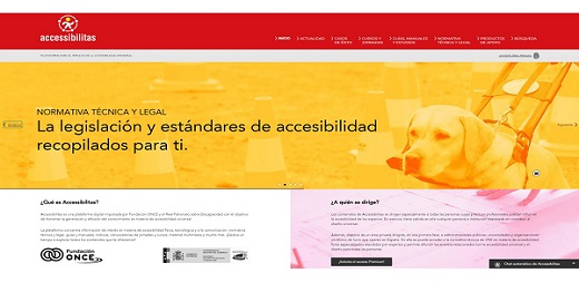 Pantallazo del proyecto Accesibilitas. Ceuta