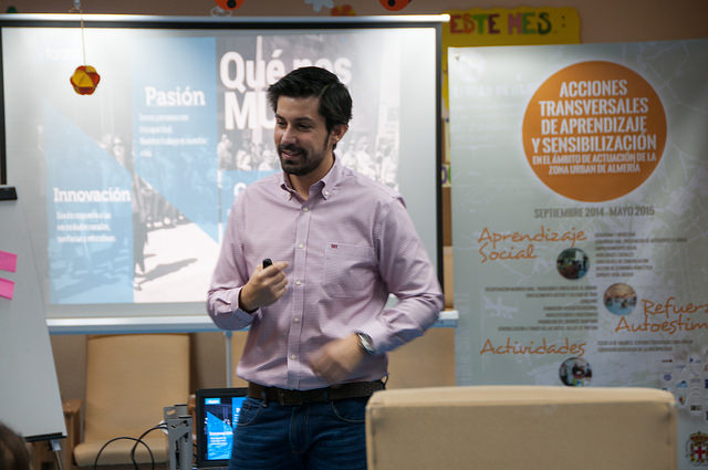 Jesús Muyor Rodríguez en una conferencia