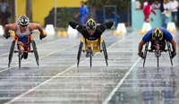 Deporte Paralímpico. Atletismo en silla de ruedas