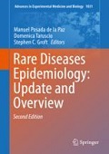 Documentos y publicaciones. Portada del libro Epidemiología de las Enfermedades Raras: Actualización y Revisión