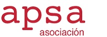Logotipo con el texto: Apsa Asociación, para la guía de lectura fácil
