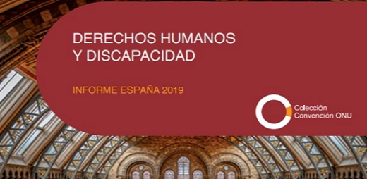 Detalle de la portada del informe -DDHH 2019 CERMI Fundación La Caixa