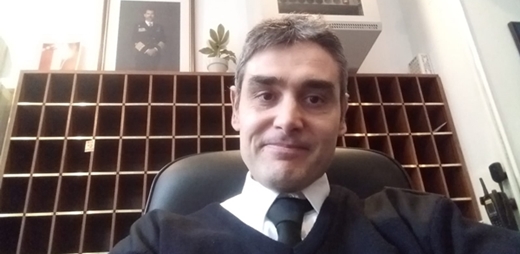 Raúl Sánchez, persona con discapacidad intelectual, que sigue trabajando en la lucha contra el Covid-19