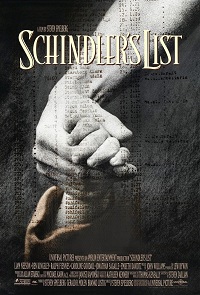cartel en inglés de la Lista de Schindler