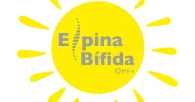 Logo sol amarillo de espina bífida
