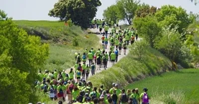 Un momento de la Marcha Aspace Huesca 2022 (Fuente: Aspace Huesca)