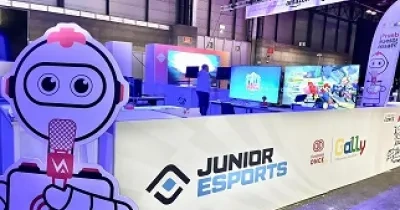 Stand en el Amazon Gamergy, con videojuegos accesibles