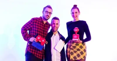 Presentadores del Mejor Videojuego Accesible de Fundación ONCE
