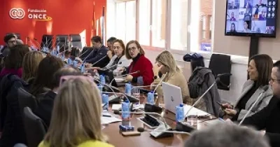 Reunión previa aI I Congreso Internacional " Universidad Y Discapacidad "