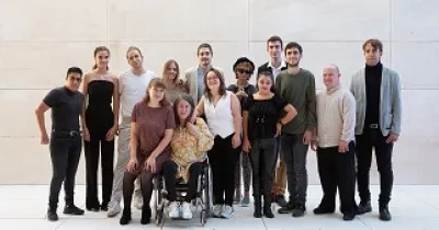 foto de artistas con discapacidad que han recibido la beca