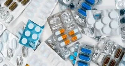 fotografía de blíster de antibióticos