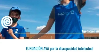 Cartel de Fundación AVA por la discapacidad intelectual