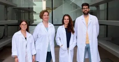 Investigadores del proyecto de investigación "Desarrollo y optimización de nanoterapias antiinflamatorias para distrofias hereditarias de la retina"