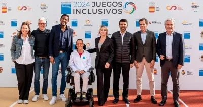 Autoridades, deportistas y campeones olímpicos legendarios en los II Juegos Inclusivos