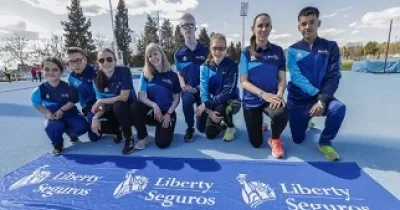 Los deportistas representantes del Equipo Liberty de Promesas Paralímpicas de Atletismo (Fuente: CPE)