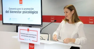 Ana Dávila durante la firma del acuerdo | Foto de la Comunidad de Madrid