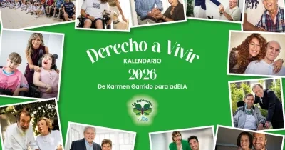 aparecen diversas fotos de personas con discapacidad y en el medio el titulo del calendario