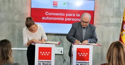Firma entre la Comunidad de Madrid y Plena Inclusión