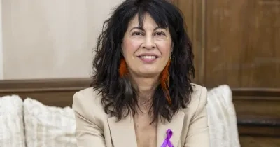 Ana Redondo posa durante la entrevista