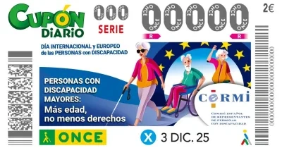 El Cupón dedicado a las personas mayores con discapacidad 