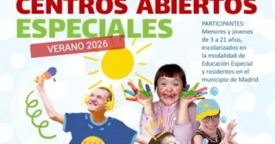Cartel del programa Centros Abiertos Especiales