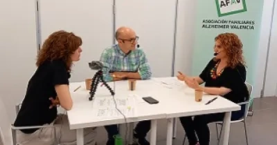 Un momento del podcast de AFAV con la intervención de Cruz Martínez (Fuente: AFAV)