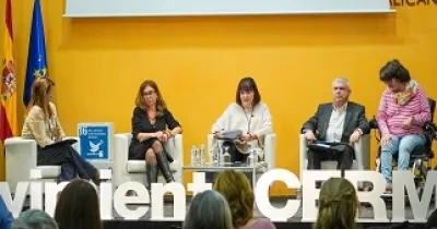 Un momento de la celebración de la jornada del I Congreso Nacional sobre Políticas Públicas de Discapacidad, organizado por el Cermi