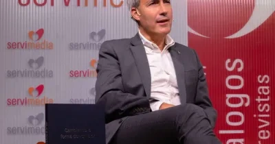 Alejandro Oñoro, durante la entrevista