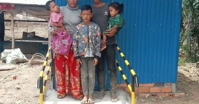 Aparece una familia de camboya
