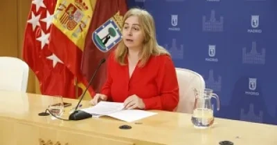 La portavoz municipal, Inmaculada Sanz, el pasado miércoles, en la rueda de prensa posterior a la Junta de Gobierno donde informó del actual ejercicio del Ayuntamiento (Fuente: Ayuntamiento de Madrid)