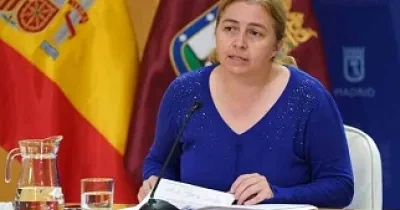 La portavoz municipal, Inmaculada Sanz, anunciando la aprobación del Plan Adapta Madrid 2023 (Fuente: Ayuntamiento de Madrid)