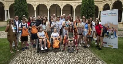 Foto de alumnos de los Campus inclusivos de la Región de Murcia