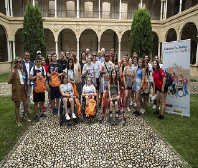 Foto de alumnos de los Campus inclusivos de la Región de Murcia