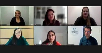Momento de la participación de los ponentes en el seminario ‘Los derechos de la infancia y la declaración de los derechos de la infancia sorda de la Federación Mundial de Personas Sordas (WFD)’ de la CNSE