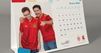 Mes de Enero del Calendario Solidario de la Fundación A La Par (Fuente: Fundación A La Par)