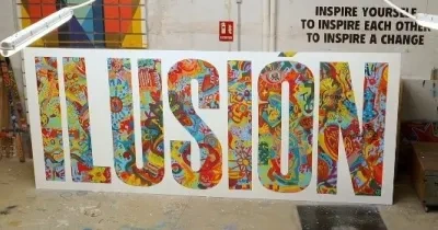 Cartel de la ILUSIÓN del Bienal de Fundación ONCE