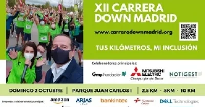 Cartel de la XII Carrera Down Madrid